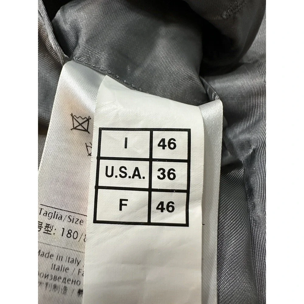 Valentino Men's Mohair Wool Sports Coat Blazer Gray Size 36 Single Breasted‎